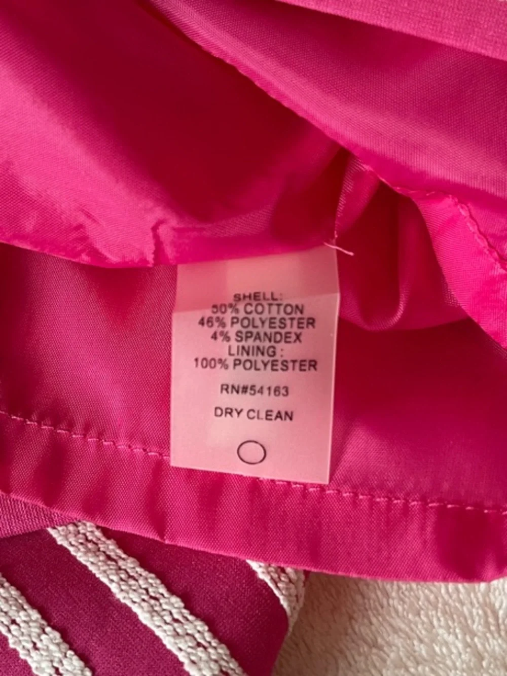 Tommy Hilfiger Pink and White Striped Sleeveless Dress - Picture 8 of 8